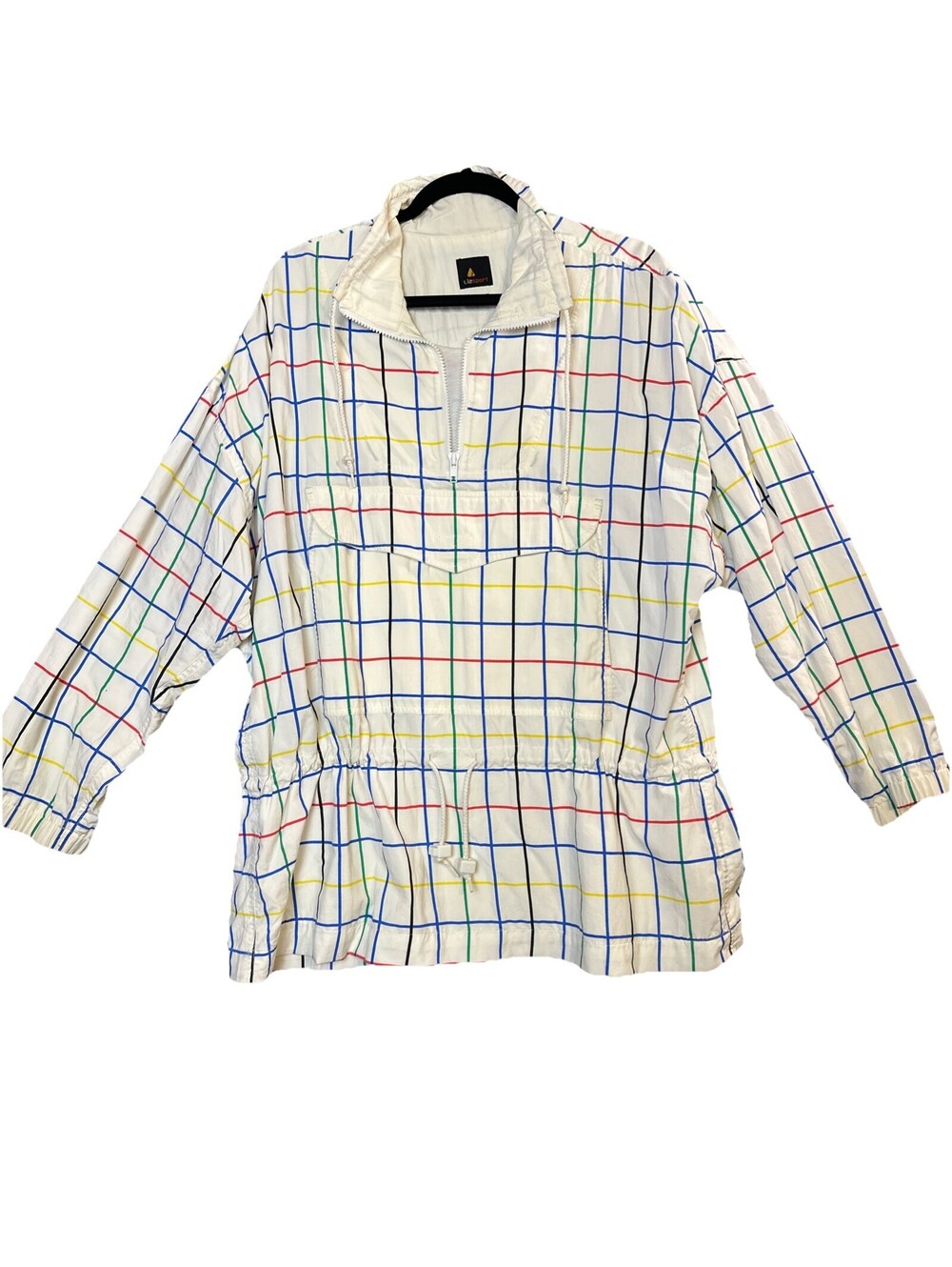 Vintage Liz Claiborne Lizsport Shirt Top Front Pocket Size Large Jacket Cruise